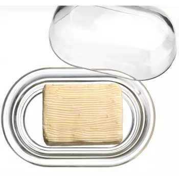 Ritzenhoff & Breker STYLE beurrier en verre avec couvercle 190x130x70 mm 812022