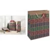 Sac cadeau de Noël SIGEL GT044 avec découpe, petit, carton kraft marron 157 g/m², 1 pièce