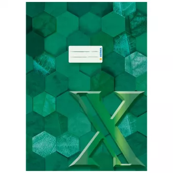 HERMA X Couverture de cahier, carton, DIN A4, vert foncé, 10 pièces 20087