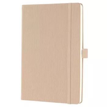 SIGEL Conceptum Carnet de notes A5 quadrillé beige couverture rigide avec structure Softwave CO650