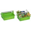 Panier à outils allit McPlus Carry Jardinier, vert, poignée ergonomique en aluminium, 2 grands compartiments, 1 pièce (8500906006)