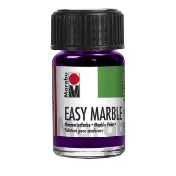 Peinture de marbrure Marabu Easy Marble, 15 ml, améthyste 081, séchage rapide, pour marbrure par trempage 13050039081