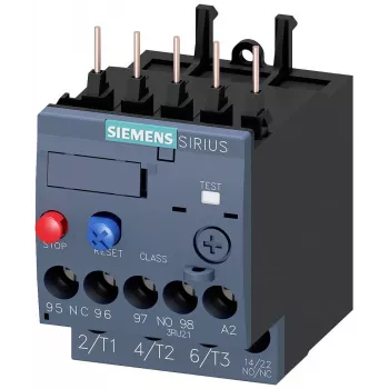 Relais de protection thermique SIEMENS SIRIUS 3RU21 1,8-2,5 A S00 bornes à vis 3RU21161CB0