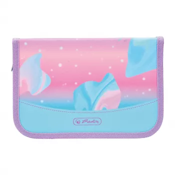 Trousse scolaire remplie Herlitz Ocean Lights, 31 pièces, polyester, 205 x 140 x 38 mm, 2 rabats 400197090