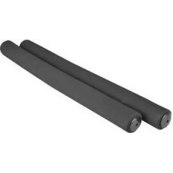 Poignées de guidon souples FISCHER, noires, 1 paire, 125 mm, amortissantes 85756