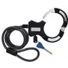 Antivol câble FISCHER avec fixation au cadre, 1200 mm, serrure à clé type menottes, noir 50745