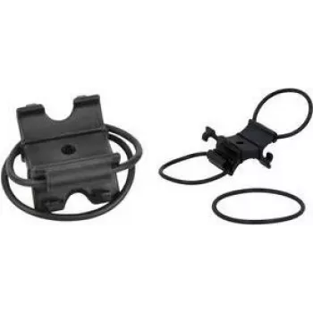 Support universel de pompe à vélo FISCHER, plastique noir, pour toutes les pompes à main courantes, 1 pièce (85574)