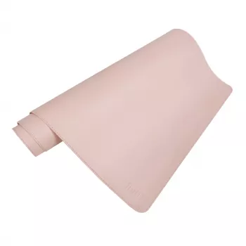 Tapis de bureau HELIT the flat mat 800 x 400 mm rose PVC hydrofuge protection de bureau H2525126