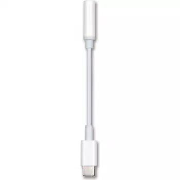 Câble adaptateur audio USB-C vers 3,5 mm 2GO 797008, 0,1 m, blanc
