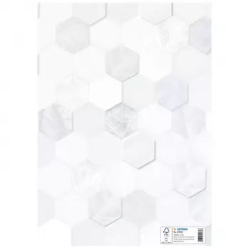 Protège-cahier HERMA Heftschoner X, carton, DIN A4, blanc, pack de 10 20080