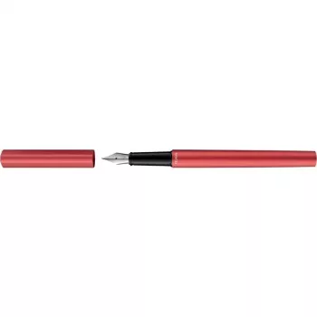 Pelikan Ineo Elements Stylo-plume, rouge feu, métal mat anodisé, plume en acier inoxydable polie M, 1 pièce (300009909)
