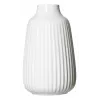 Ritzenhoff & Breker SANREMO Vase en grès blanc, lot de 2, 240 mm, structure rainurée décorative 746655