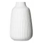 Ritzenhoff & Breker SANREMO Vase en grès blanc, lot de 2, 240 mm, structure rainurée décorative 746655