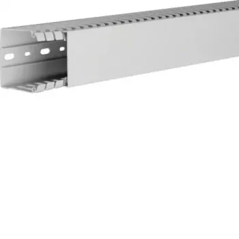 Goulotte de câblage Hager 2000 x 60 x 60 mm gris clair HA760060