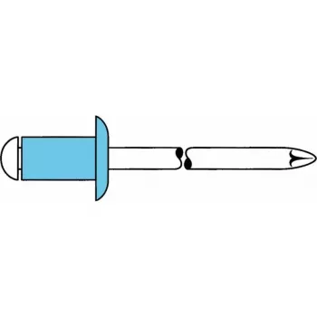 Rivet aveugle GESIPA acier inoxydable 4 x 14 mm tête bombée, 500 pièces 6330533 LEGIERUNGSZUSCHL