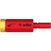 Adaptateur de couple Wiha 29701200 pour TorqueVario-S, sortie hexagonale 1/4 inch, 133 mm