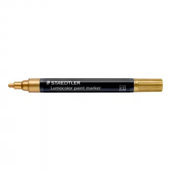 STAEDTLER Lumocolor marqueur peinture acrylique or 2,4 mm pointe ronde 349-11