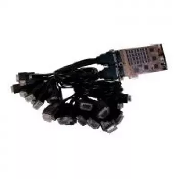 Carte série PCIe EXSYS EX-44032 32 ports RS-232 avec câbles Octopus