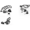 FISCHER FAHRRAD antivol en spirale anthracite avec serrure à clé et alarme 85908:FISCHER