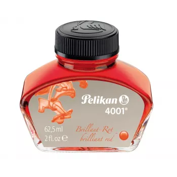 Pelikan 4001 Brilliant Red flacon d'encre 62,5 ml 329169