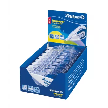Rouleau correcteur Pelikan blanco Maxi, 4,2 mm x 10 m, sans solvant, blanc 340315