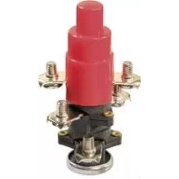 Interrupteur de protection thermique AS Schwabe 10960ET, 230 V, 16 A, IP54, réarmement manuel, fiche/prise CEE