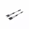 Câble adaptateur en T SHIVERPEAKS PV4, 2 vers 1, 4 mm², noir, 30 cm BS02-21032