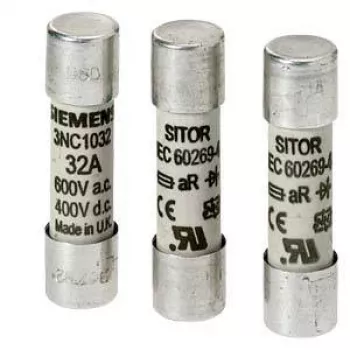 Fusible cylindrique SIEMENS SITOR 80A 660V AC/700V DC gR 22x58mm (3NC2280)