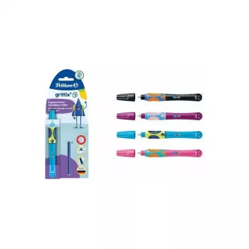 Plumes de rechange Pelikan griffix pour stylos plume, A + L assorties (8 débutant, 2 gaucher), 10 pièces 964049
