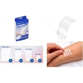 Strips de fermeture de plaies stériles FIRST AID ONLY, blanc, 140 strips par blister (P-10095 00)
