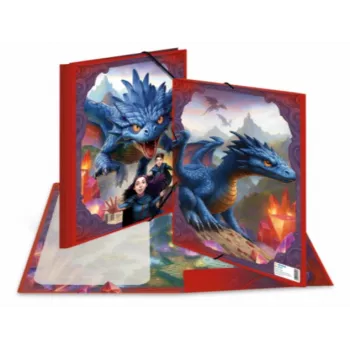 Chemise à coins avec élastique HERMA Dragon A3, carton, avec 3 rabats intérieurs 20143