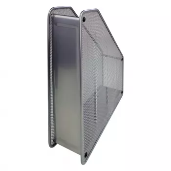 Porte-revues en métal filaire HELIT H2518000 Mesh DIN A4 argent thermolaqué, 1 pièce
