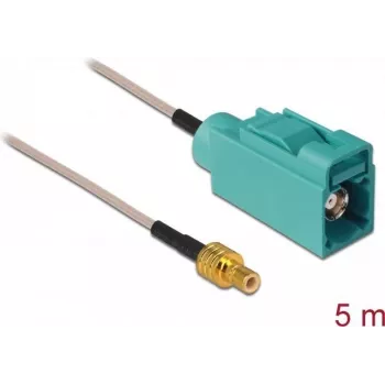 Delock Câble d'antenne SMB femelle vers FAKRA Z femelle RG-316 5 m noir 88671
