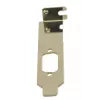 Équerre bas profil EXSYS pour connecteurs D-Sub 9 broches (EX-LP9PIN)