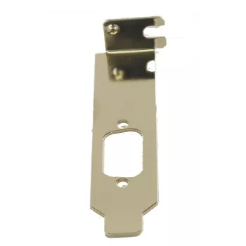 Équerre bas profil EXSYS pour connecteurs D-Sub 9 broches (EX-LP9PIN)