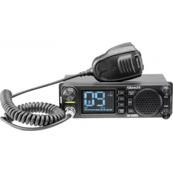 Midland Albrecht AE6390 Émetteur-récepteur CB 12/24V 4W AM/FM VOX montage DIN avec écran 2,4 inch 12639