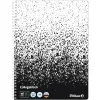 Pelikan Bloc-notes College Color Edition, A4, noir/blanc avec 2 marges, 80 feuilles, 70 g/m², sans bois, perforé 4 trous, 1 pièce 400197021
