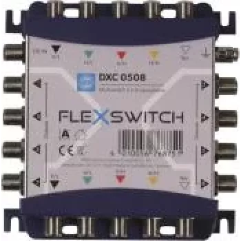 WISI DXC0508 FLEXSWITCH Multiswitch 5 entrées/8 sorties cascadable SAT/TERR 76875