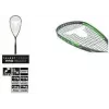 TALBOT TORRO Raquette de squash Pro 6000, noir / vert, offensive, construction en Y, 1 pièce (251006)