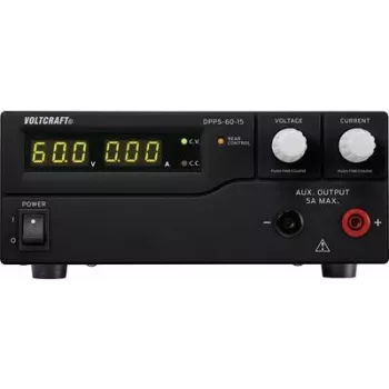 VOLTCRAFT DPPS-60-15 Alimentation de laboratoire DC programmable 1-60 V/DC, 0-15 A, 900 W, USB