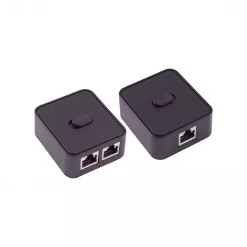 Switch réseau manuel SHIVERPEAKS 3 ports, noir BS08-01100