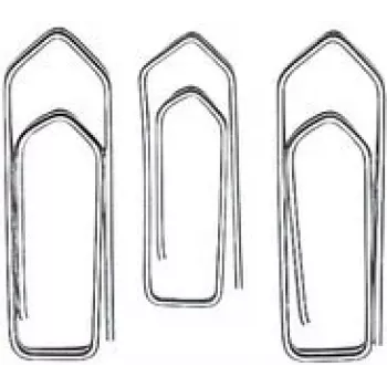 Trombones WEDO, galvanisés brillants, 32 mm, 1 000 pièces en boîte (124 321000)