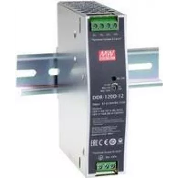 Alimentation pour rail DIN MEAN WELL DDR-120B-24 120W 24V 5A