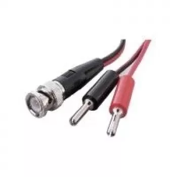 Câble de mesure Voltcraft BNC vers double fiche banane 4 mm 0,8 m noir/rouge KC300B