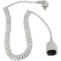 Câble spiralé Schuko AS SCHWABE, blanc (70426)