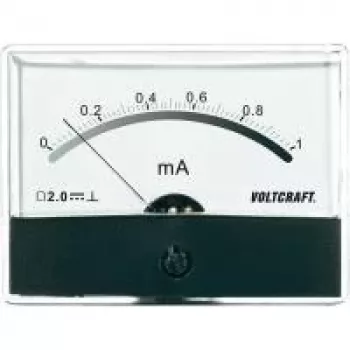 Appareil de mesure encastrable Voltcraft AM-86X65/1MA courant continu 0-1 mA à cadre mobile