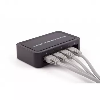 Switch de bureau non administrable 5 ports Fast Ethernet SHIVERPEAKS BS08-01110, 10/100 Mbit/s, noir