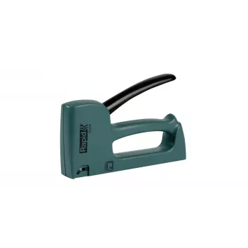 Agrafeuse manuelle Rapid R13 Skog pour agrafes fil fin type 13, 4-10 mm, boîtier en plastique recyclé, pièces internes en acier, vert (5001619)