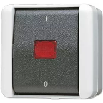 Jung 803KOW interrupteur 3 pôles noir