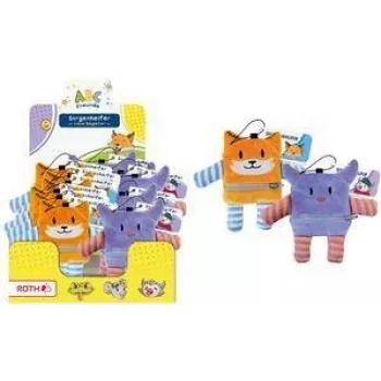 ROTH Sorgenhelfer ABC Friends peluche avec poche ventrale à fermeture éclair, motif assorti, 1 pièce 679519